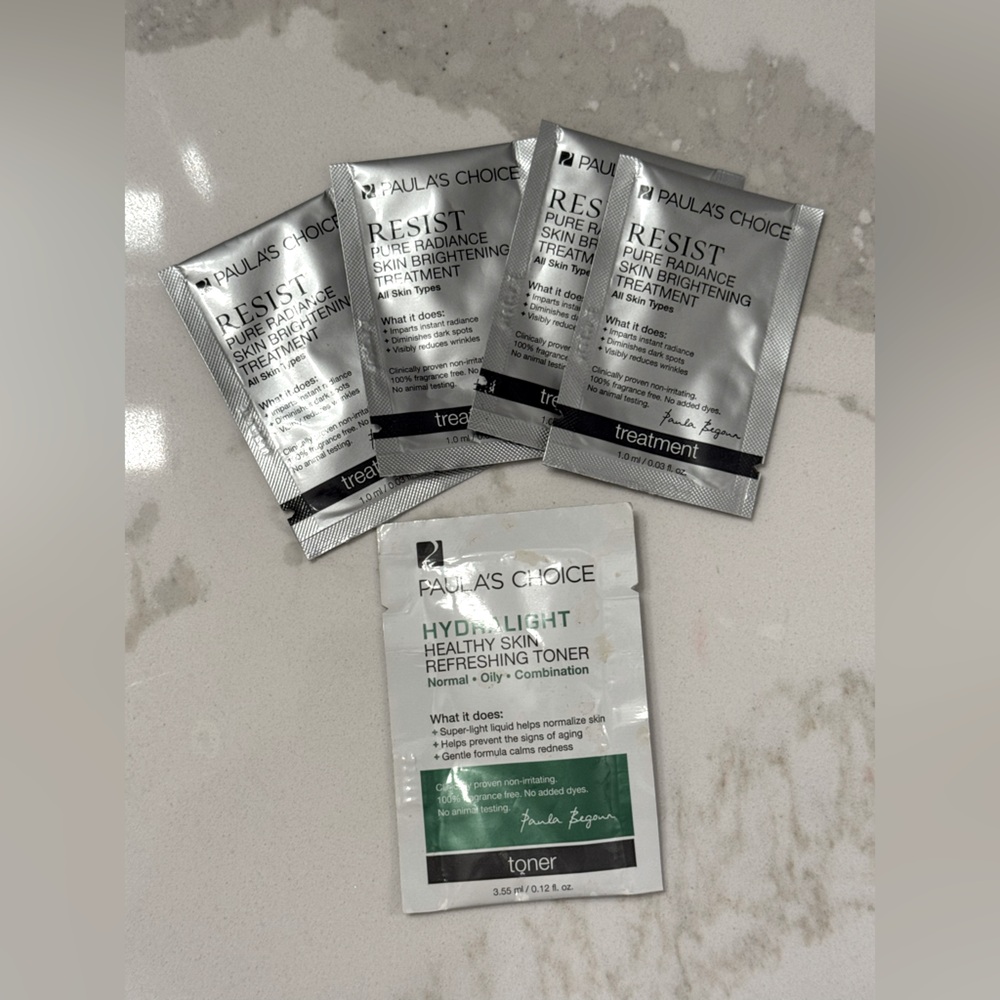 FREE w/ Purchase Paula’s Choice Samples Brightening Skincare